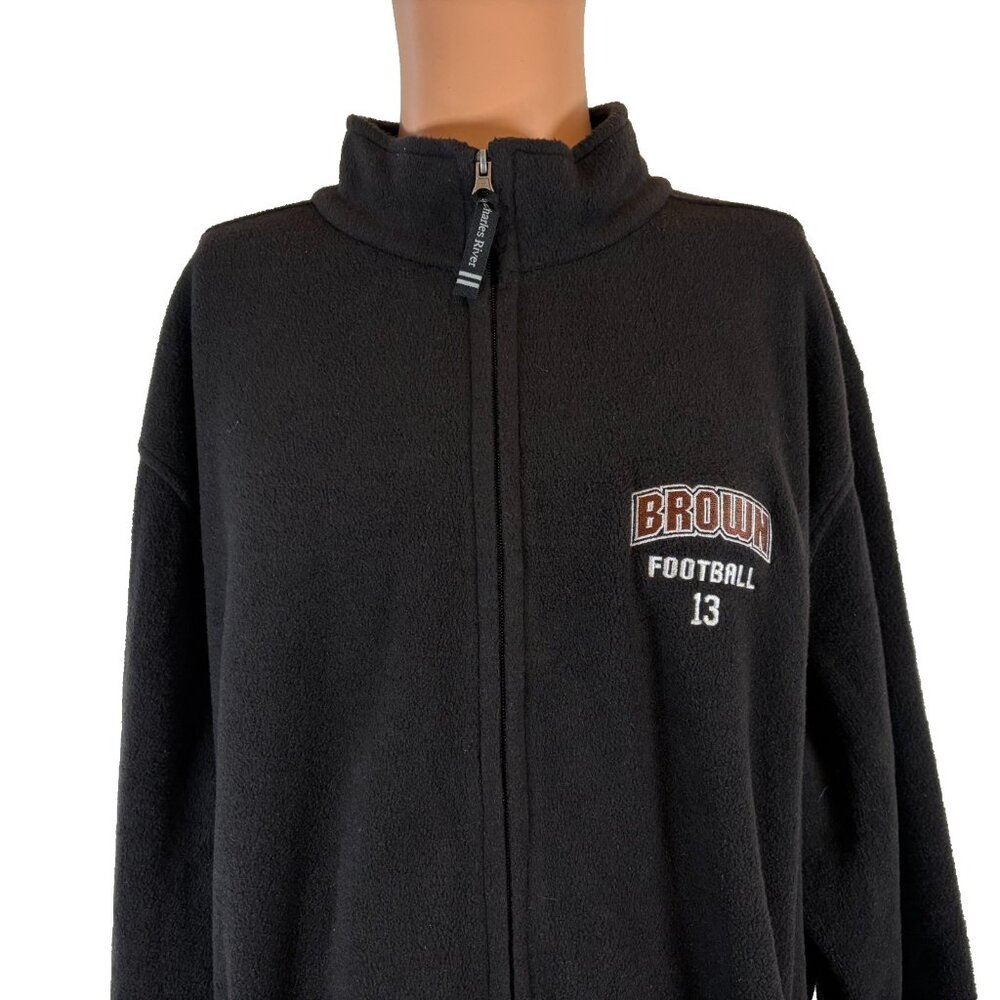 Brown Bears Football Fleece Jacket Mens 3XL Player Issued Ivy League College